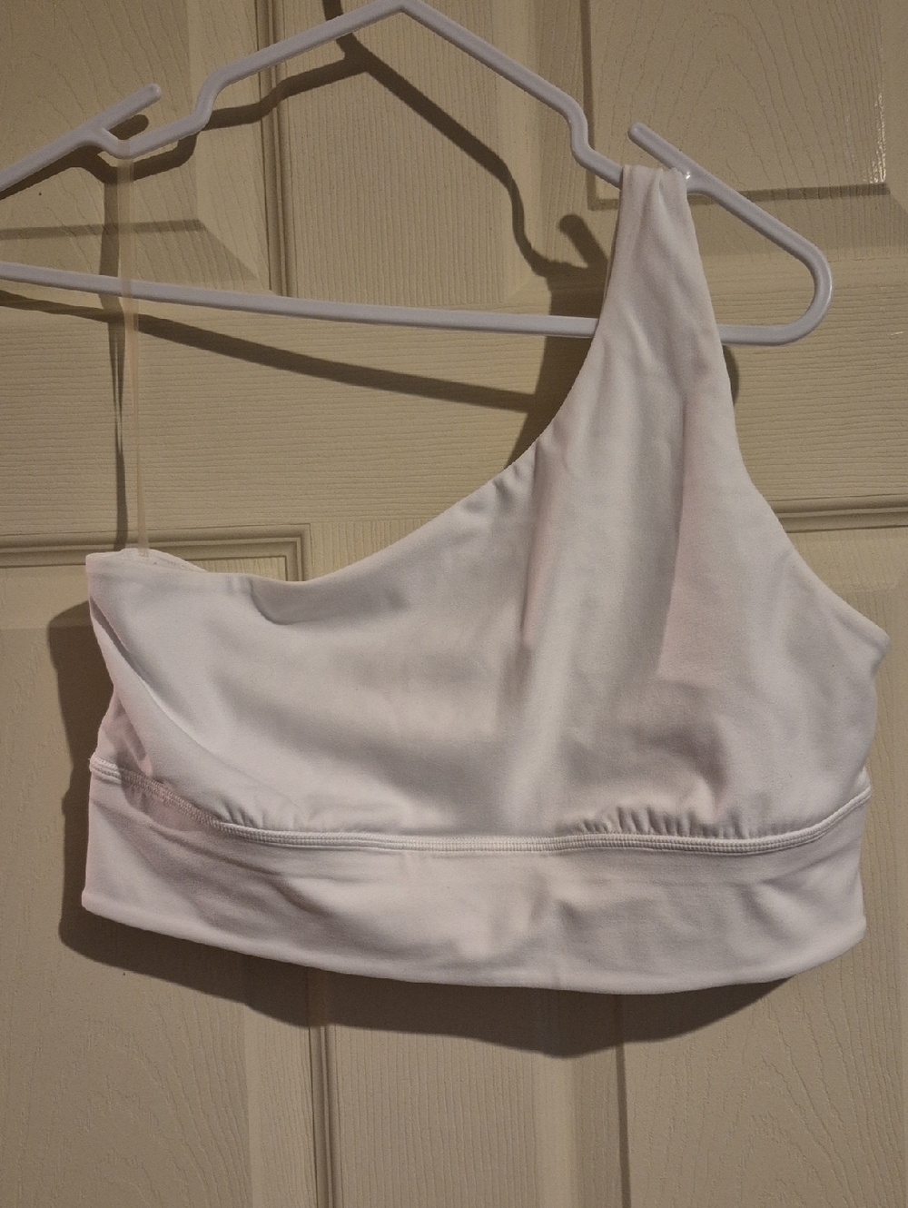 🍋 Lululemon Align Asymmetrical Bra *Light Support, A/B Cup White Sz 12
